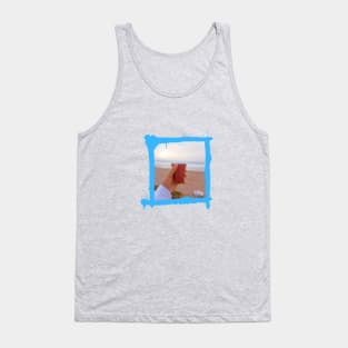 Coffee , Coastal Coffee : Embracing the Beach's Warmth,Sun Sand Salt Beach Shirt Tank Top